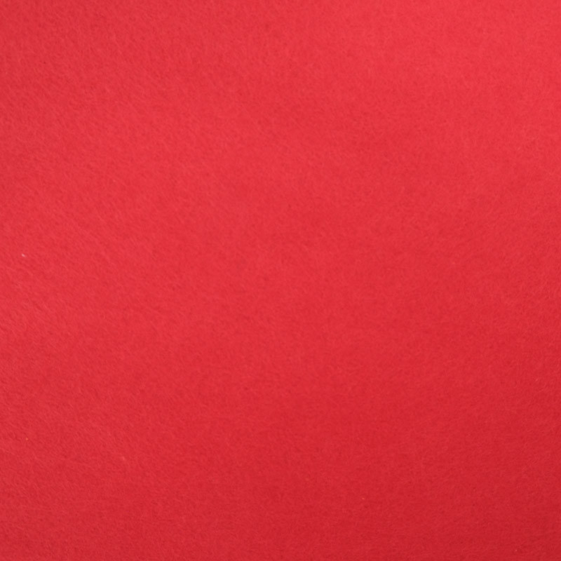 Vilt 30 x 30 cm, 1 mm dik, rode vlag